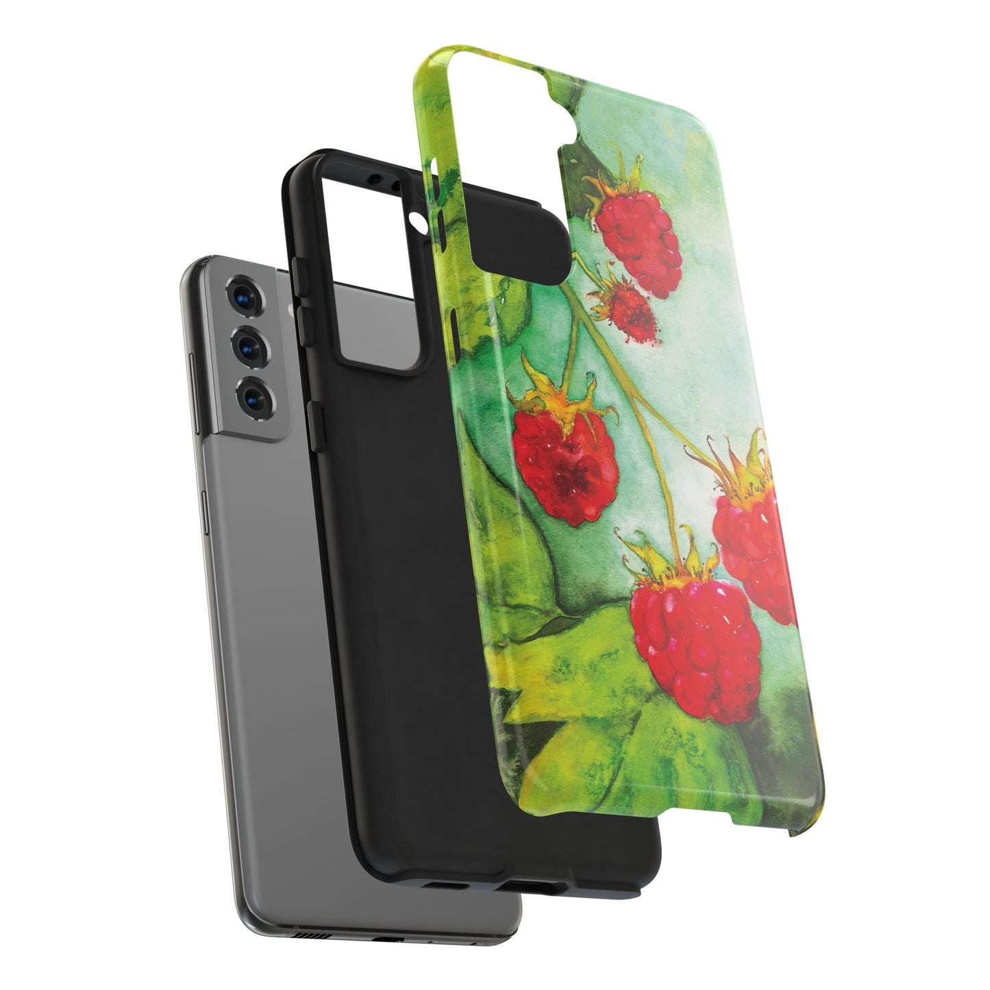Raspberry Bush Phone Case