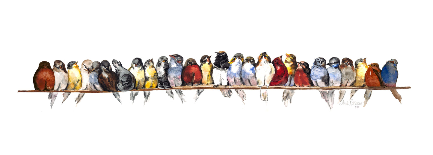 Extended Version - Birds on a Wire Giclée