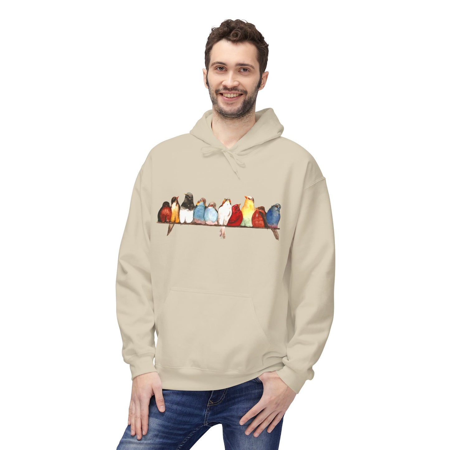 Song Birds Pull-Over Hoodie by Aimee Rousseau