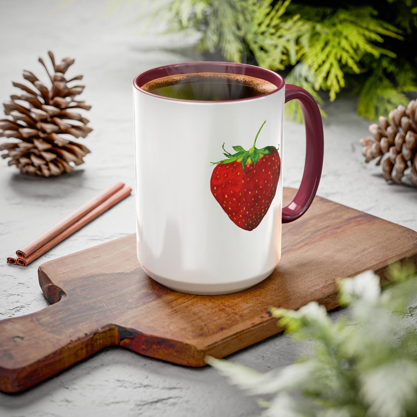 Strawberry Mug by Aimee Rousseau