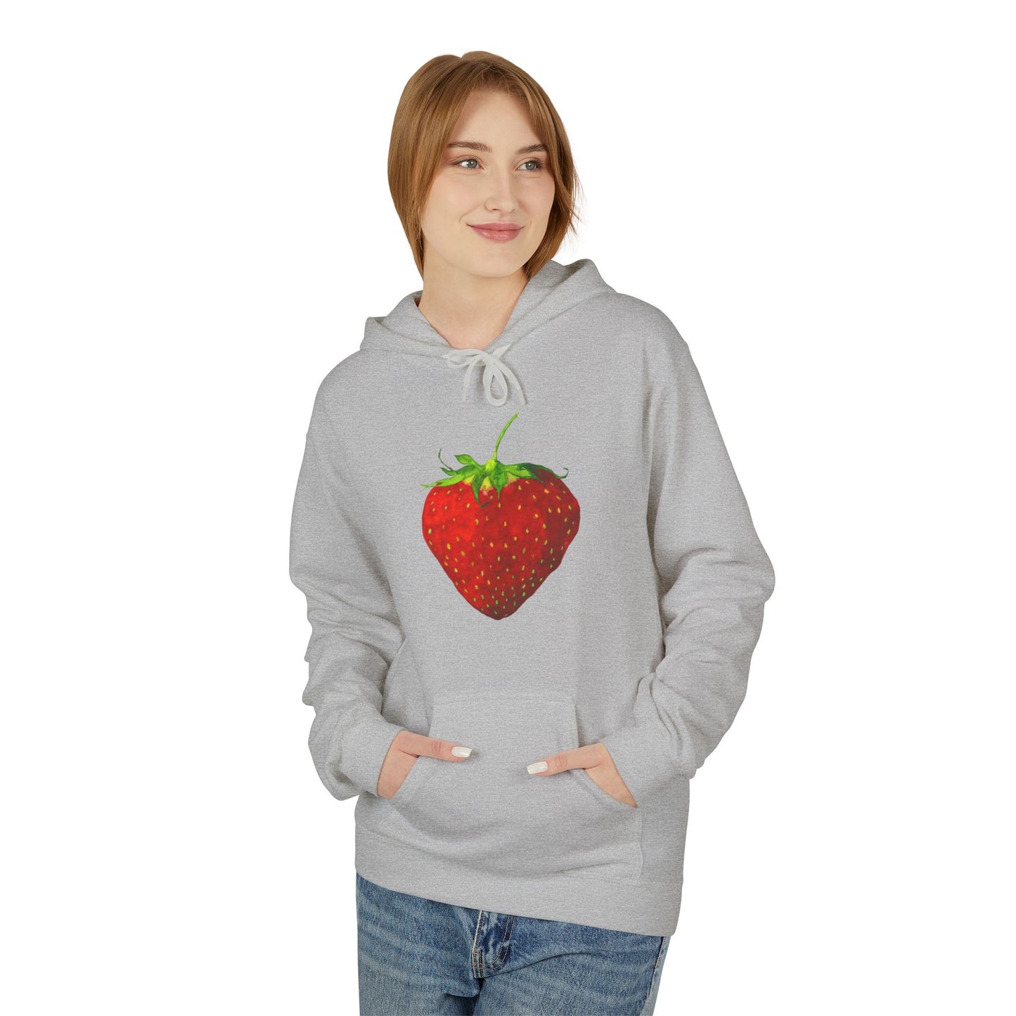 Strawberry Pull-Over Hoodie by Aimee Rousseau