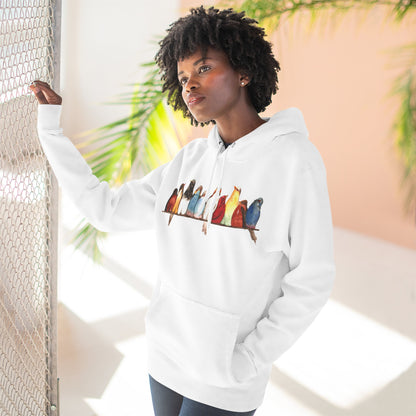 Unisex Birds On A Wire Hoodie