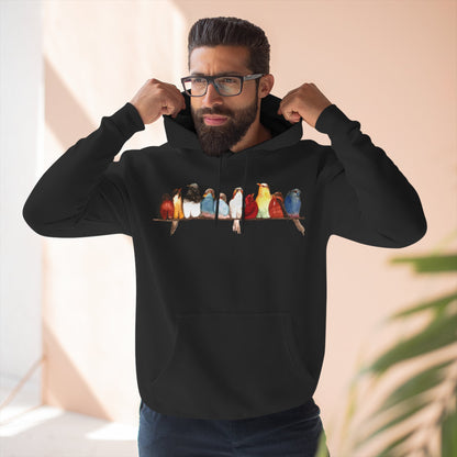 Unisex Birds On A Wire Hoodie