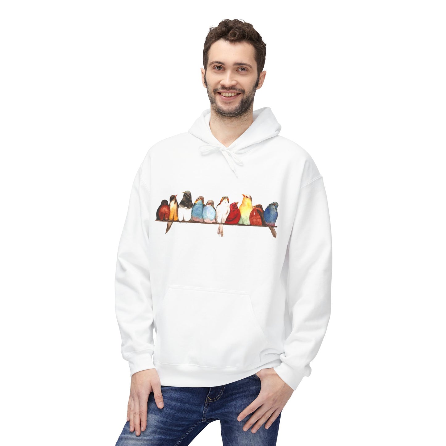 Song Birds Pull-Over Hoodie by Aimee Rousseau