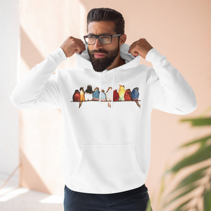 Unisex Birds On A Wire Hoodie