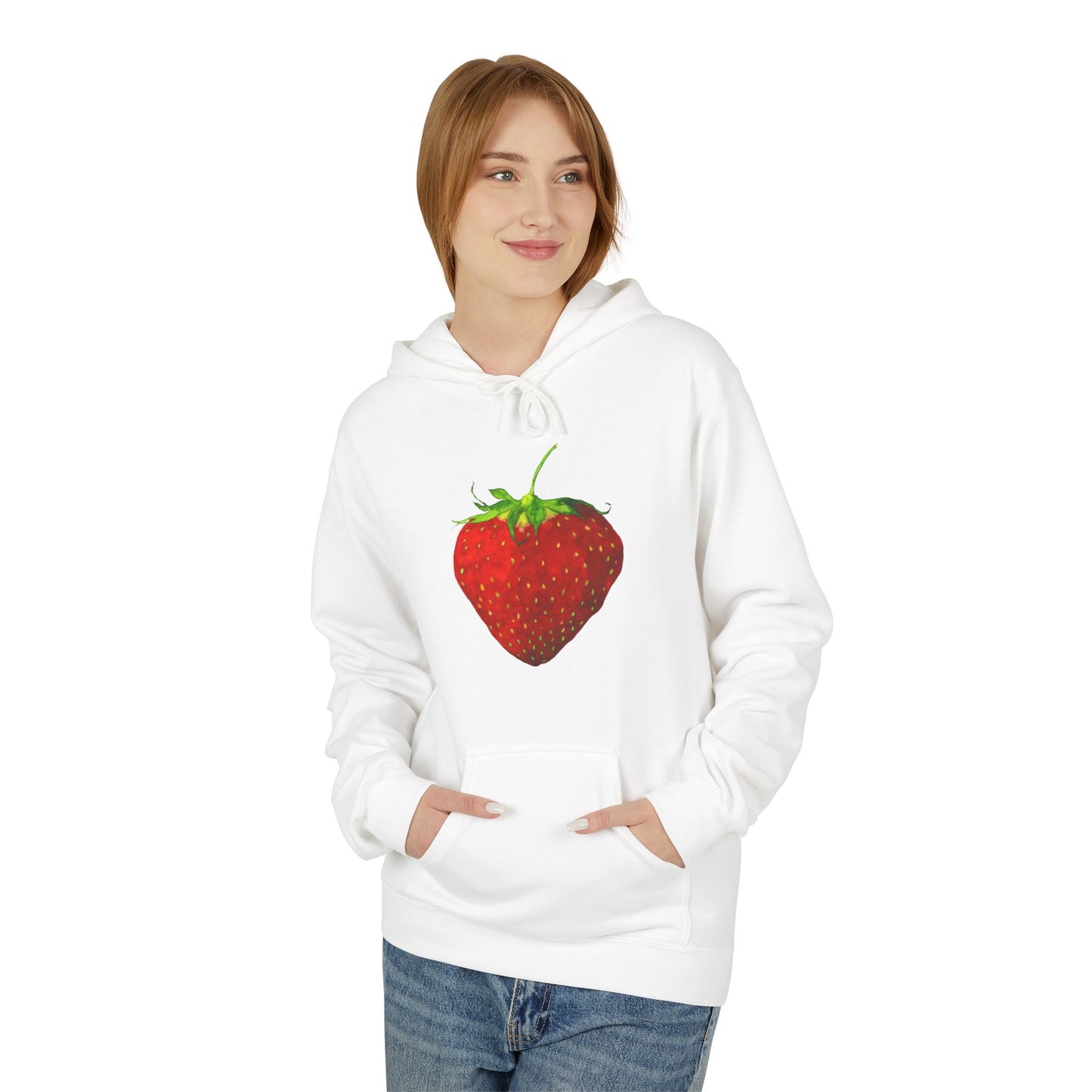 Strawberry Pull-Over Hoodie by Aimee Rousseau