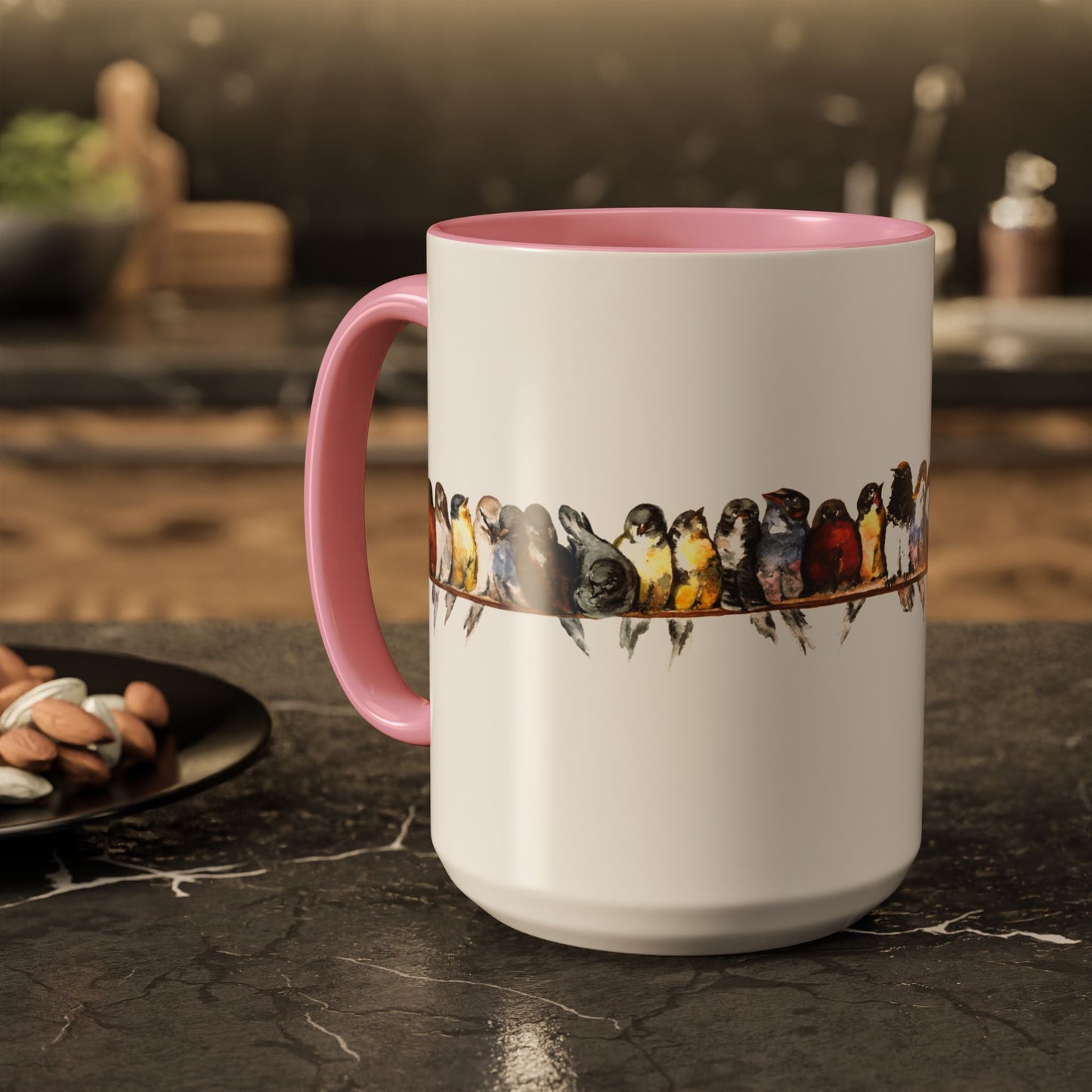 Birds On A Wire Mug by Aimee Rousseau