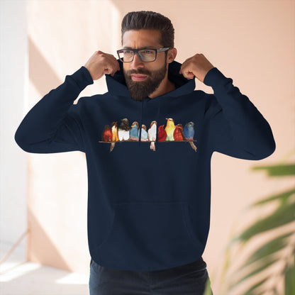 Unisex Birds On A Wire Hoodie