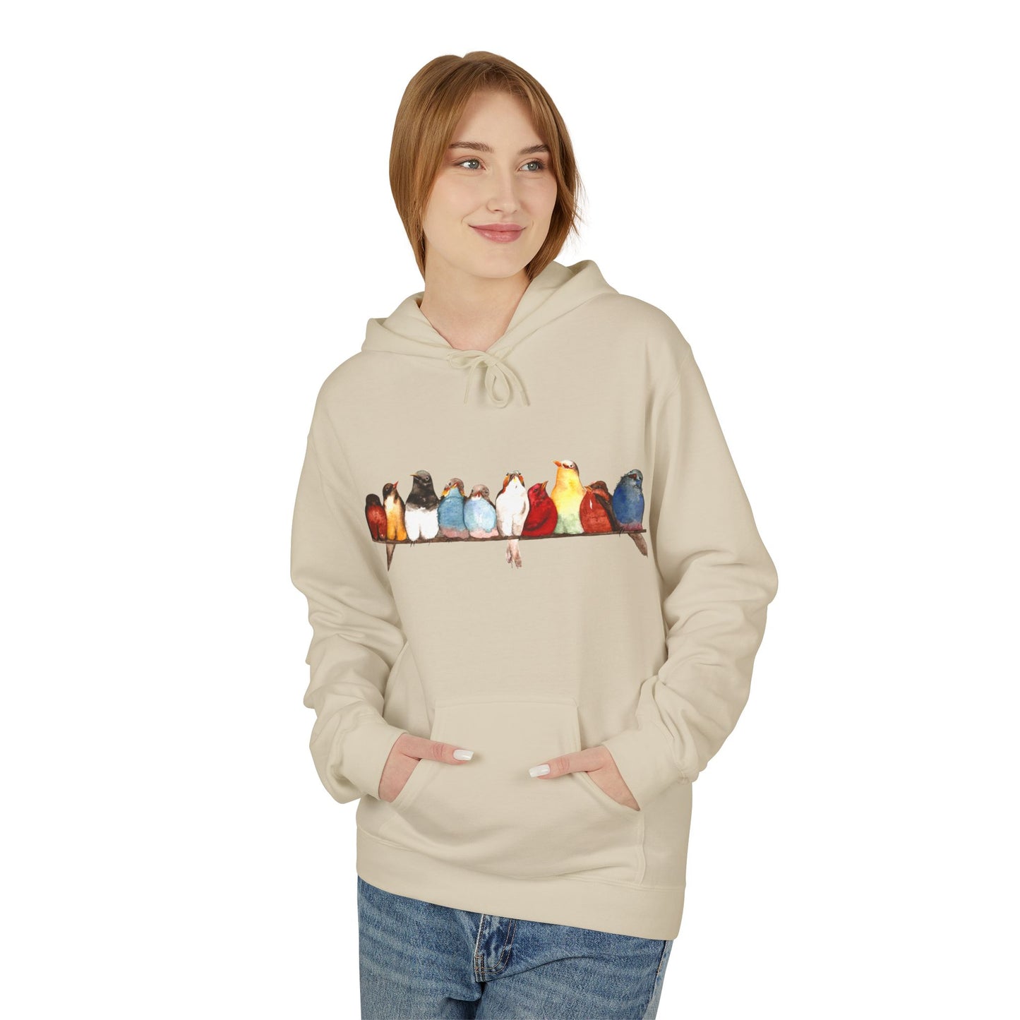 Song Birds Pull-Over Hoodie by Aimee Rousseau