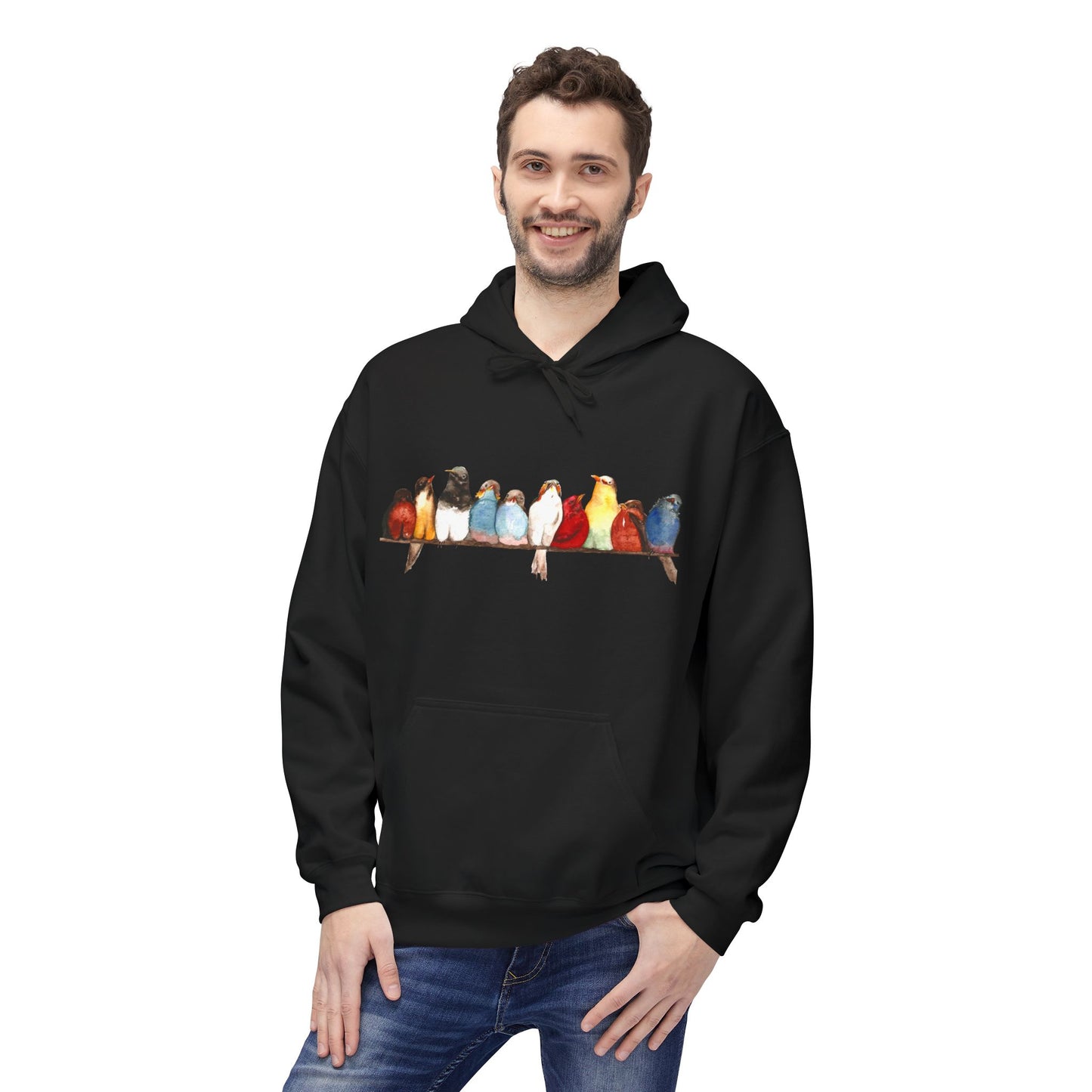 Song Birds Pull-Over Hoodie by Aimee Rousseau