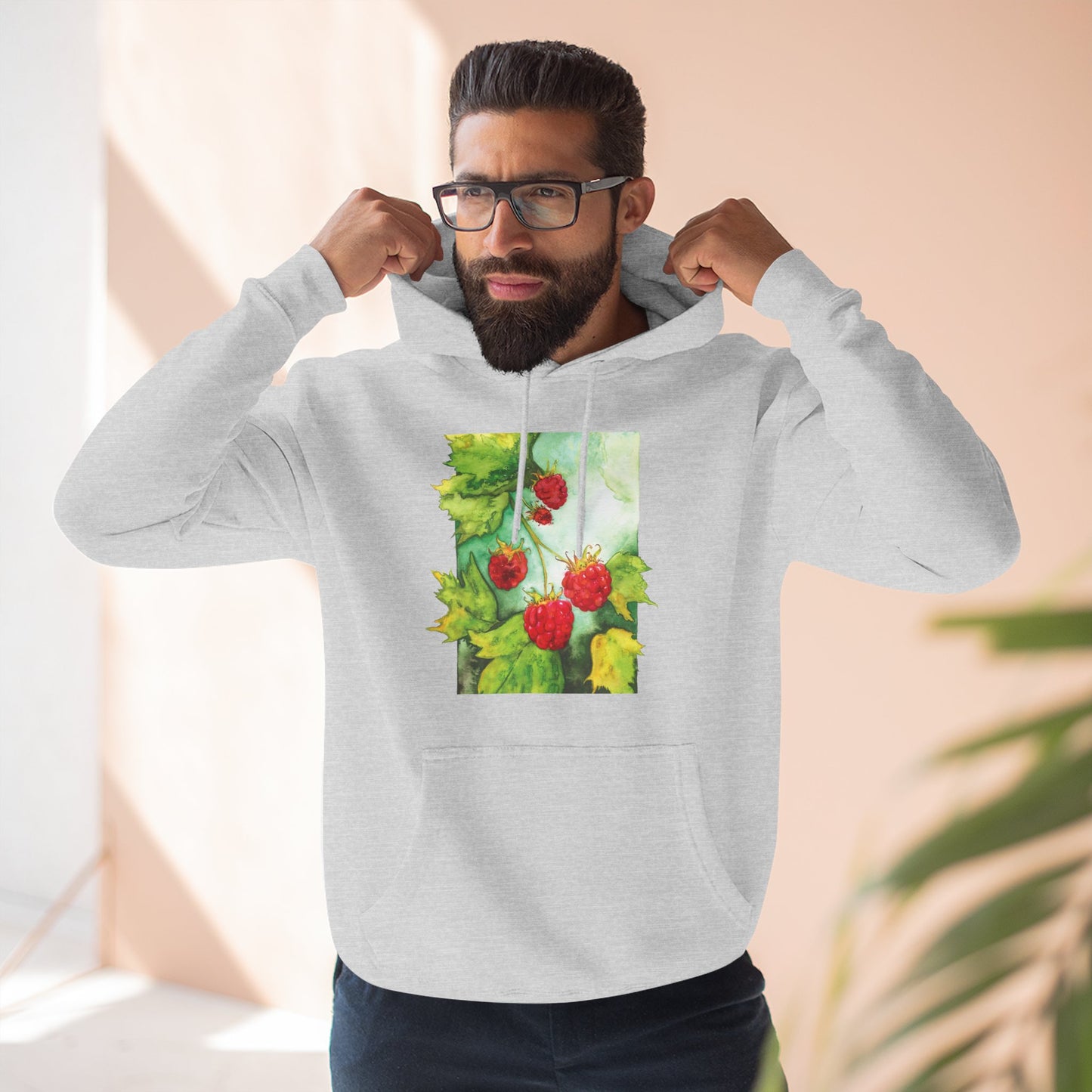 Unisex Raspberry Bush Hoodie