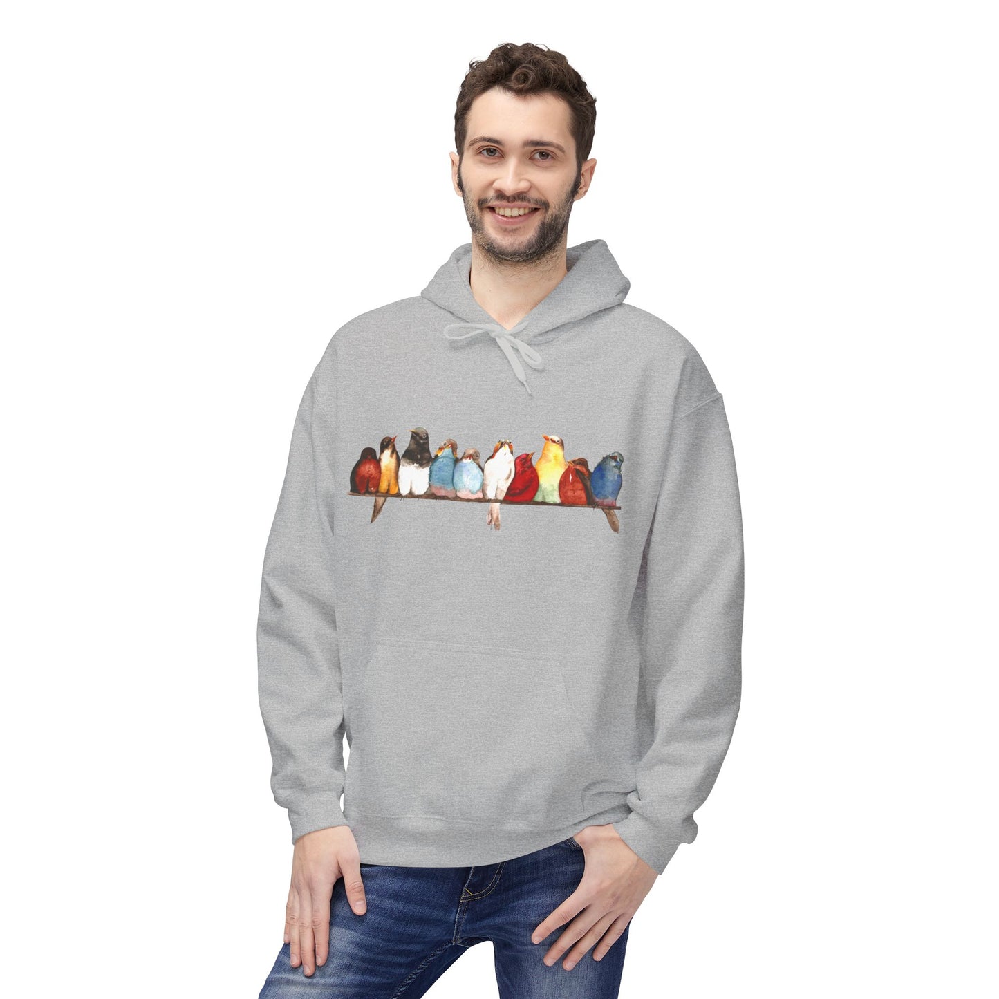 Song Birds Pull-Over Hoodie by Aimee Rousseau