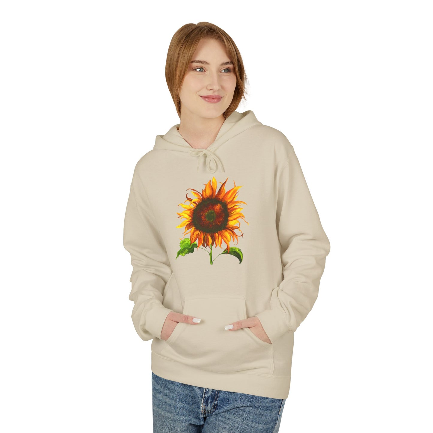 Sunflower Pull-Over Hoodie by Aimee Rousseau