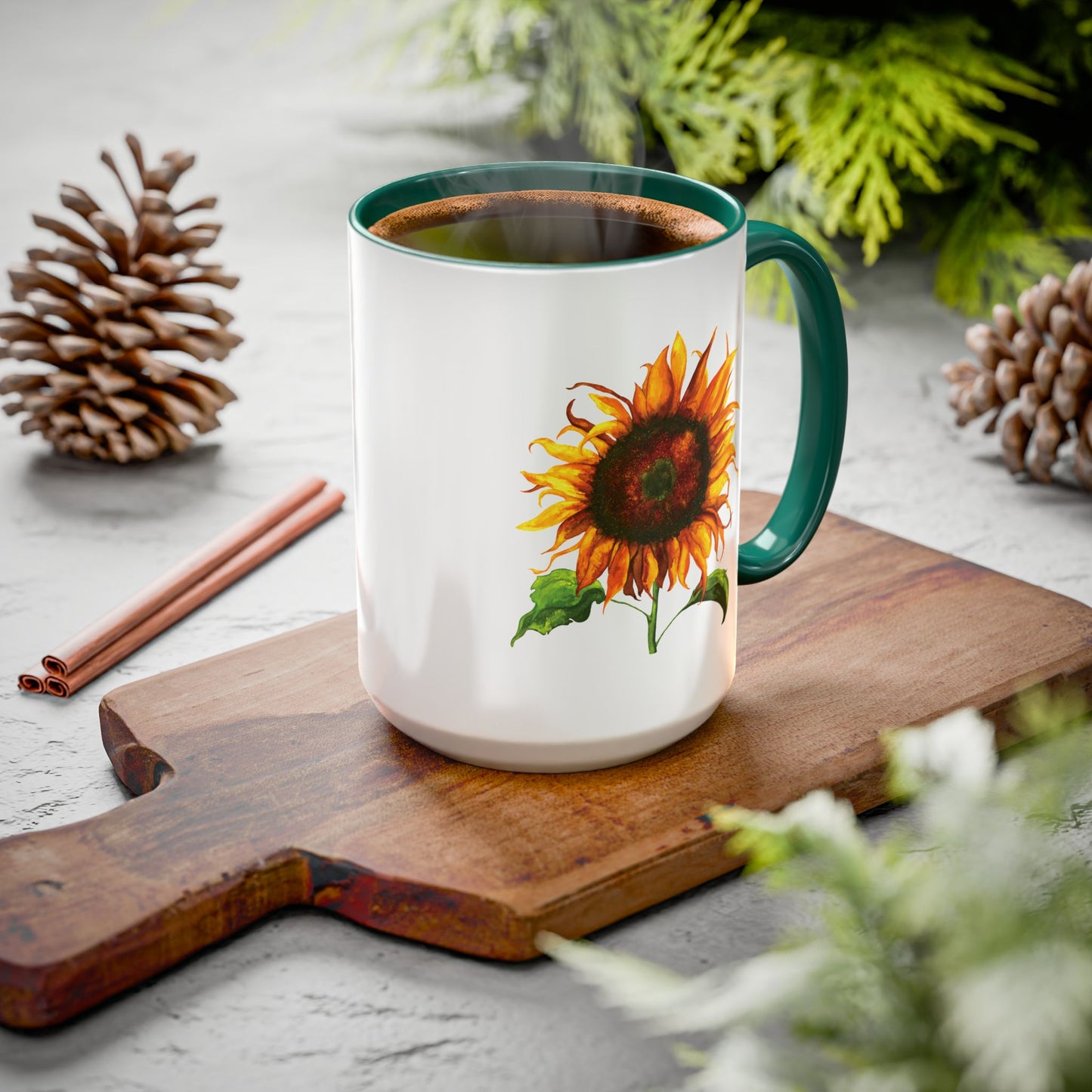 Sunflower Mug by Aimee Rousseau