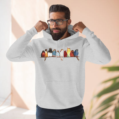 Unisex Birds On A Wire Hoodie
