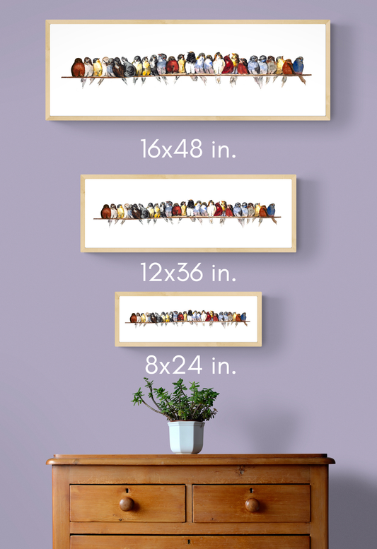 Extended Version - Birds on a Wire Giclée